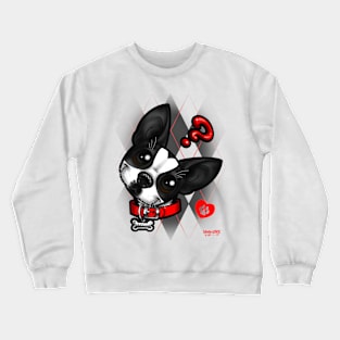 Boston Terrier Argyle Crewneck Sweatshirt